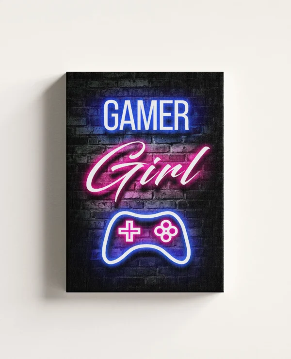 Tablou Canvas Gamer Girl
