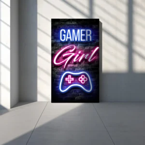 Tablou Canvas Gamer Girl - Detaliu Tablou Canvas nr. 24620
