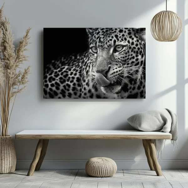 Tablou Canvas Portret Leopard - Detaliu Tablou Canvas nr. 27892