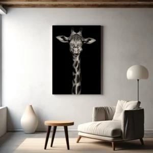 Tablou Canvas Portret Girafă - Detaliu Tablou Canvas nr. 26930
