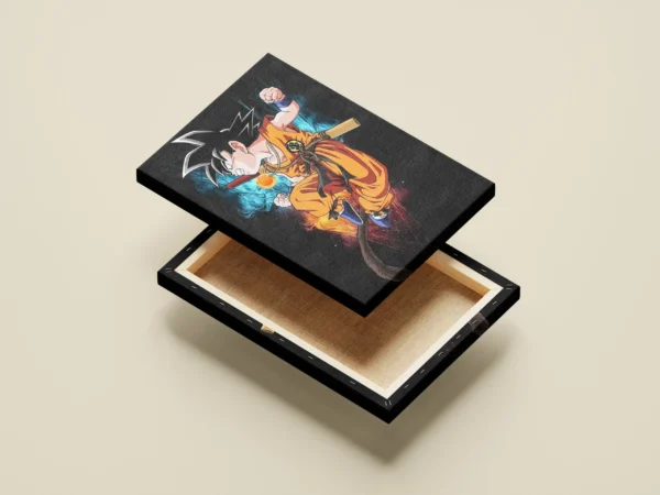 Tablou Canvas Dragon Ball - Son Goku Copil - Detaliu Tablou Canvas nr. 17382