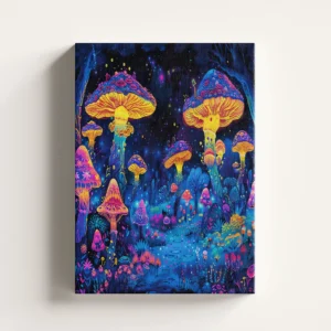 Tablou Canvas Neon Shroom