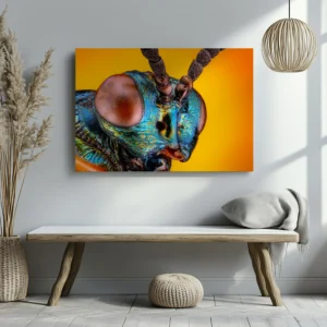 Tablou Canvas Viespe Cuc Irizantă - Detaliu Tablou Canvas nr. 28750