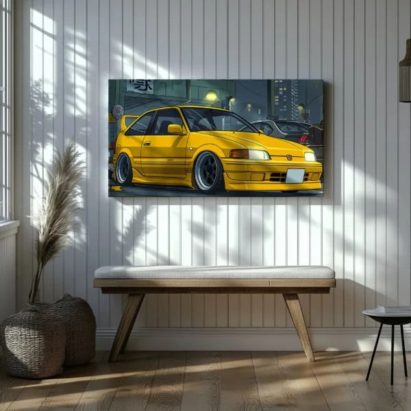 Tablou Canvas Honda Civic EF - Detaliu Tablou Canvas nr. 26437