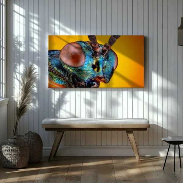 Tablou Canvas Viespe Cuc Irizantă - Detaliu Tablou Canvas nr. 28751