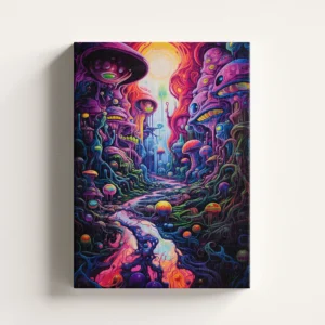 Tablou Canvas Fuziune Cromatică