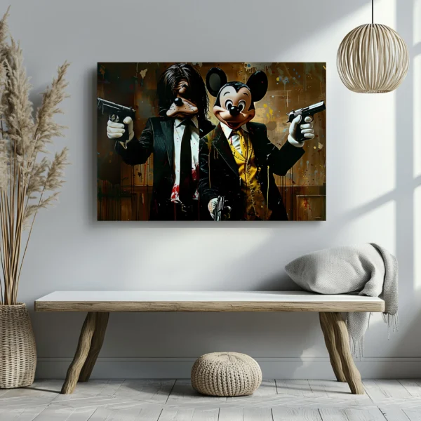 Tablou Canvas Gangster Duo - Detaliu Tablou Canvas nr. 29830