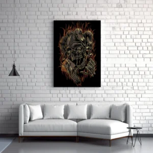 Tablou Canvas Păcălici Foc - Detaliu Tablou Canvas nr. 20399
