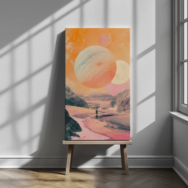 Tablou Canvas Explorator Solitar - Detaliu Tablou Canvas nr. 21328