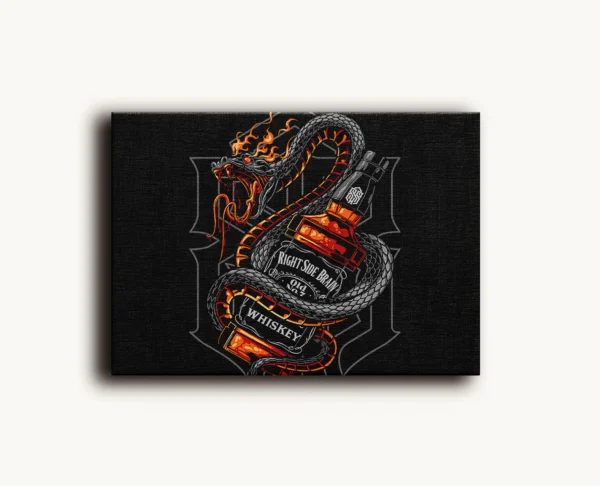 Tablou Canvas Snake Daniels - Detaliu Tablou Canvas nr. 20299