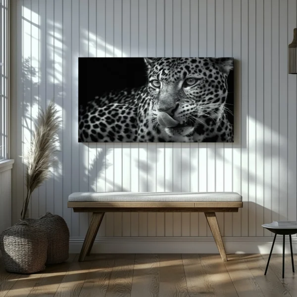 Tablou Canvas Portret Leopard - Detaliu Tablou Canvas nr. 27893