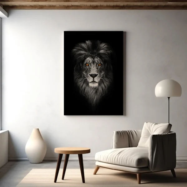Tablou Canvas Portret Leu - Detaliu Tablou Canvas nr. 26894