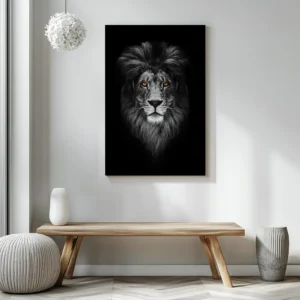 Tablou Canvas Portret Leu - Detaliu Tablou Canvas nr. 26893