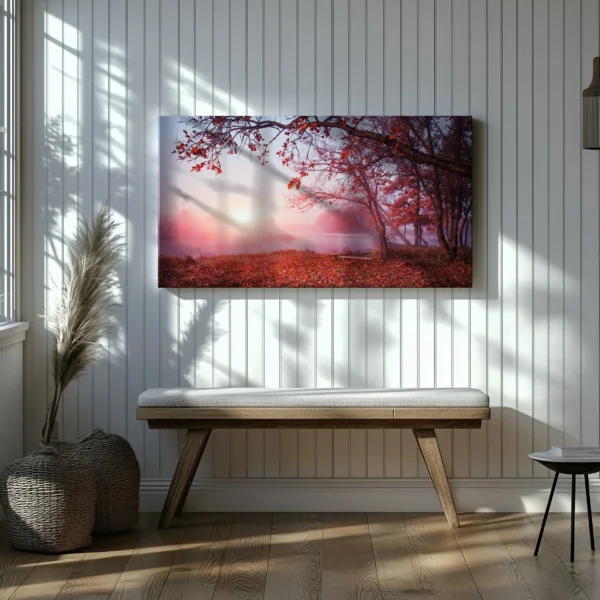 Tablou Canvas Răsărit Auriu de Toamnă - Detaliu Tablou Canvas nr. 22304
