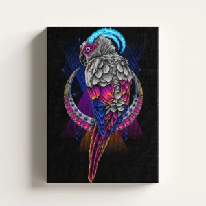 Tablou Canvas Viziunea Neon