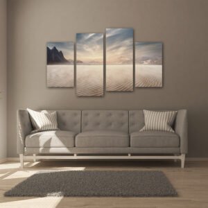 Tablou Canvas 4 Piese - Simfonia Deșertului - Detaliu Tablou Canvas nr. 31494
