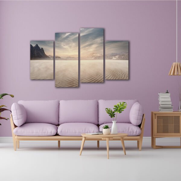 Tablou Canvas 4 Piese - Simfonia Deșertului - Detaliu Tablou Canvas nr. 31495