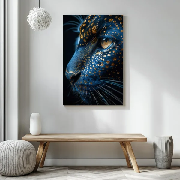 Tablou Canvas Portret Pantheră - Detaliu Tablou Canvas nr. 26719