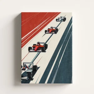Tablou Canvas Competiție Clasică pe Circuit