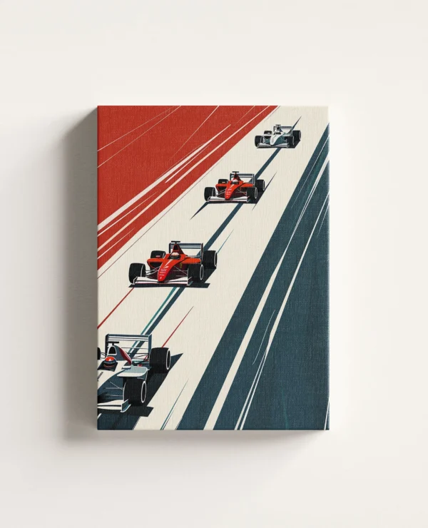 Tablou Canvas Competiție Clasică pe Circuit