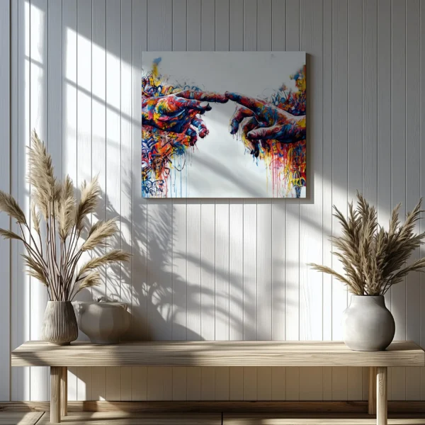 Tablou Canvas Crearea lui Adam - Detaliu Tablou Canvas nr. 28784