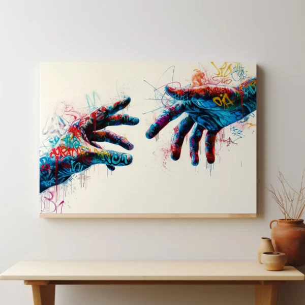 Tablou Canvas Atingerea Urbană - Detaliu Tablou Canvas nr. 28816