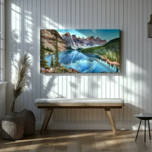 Tablou Canvas Moraine Lake - Detaliu Tablou Canvas nr. 22040