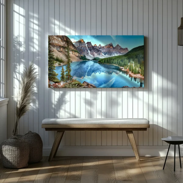 Tablou Canvas Moraine Lake - Detaliu Tablou Canvas nr. 22040