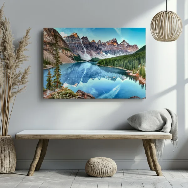 Tablou Canvas Moraine Lake - Detaliu Tablou Canvas nr. 22039