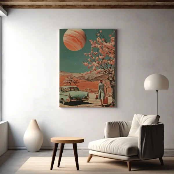 Tablou Canvas Calatorie Cosmica - Detaliu Tablou Canvas nr. 30040