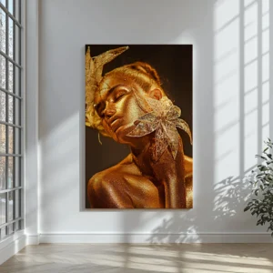 Tablou Canvas Muza Aurie - Detaliu Tablou Canvas nr. 19571