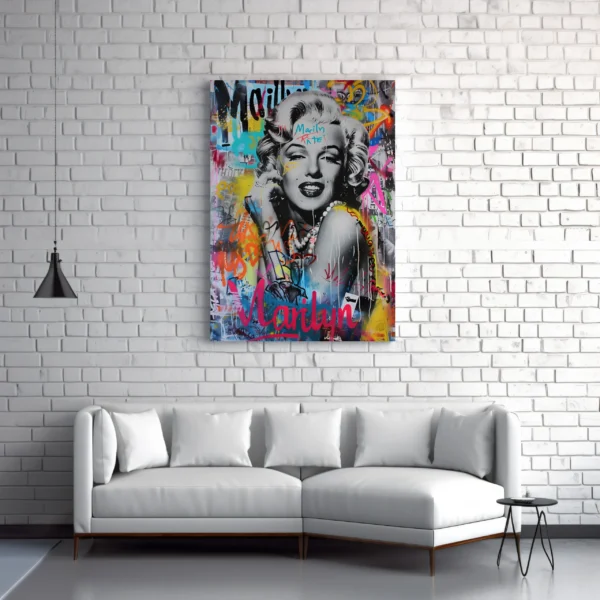 Tablou Canvas Marilyn Monroe Urban Glam - Detaliu Tablou Canvas nr. 29296