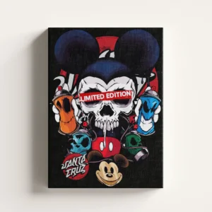 Tablou Canvas Skull Mickey