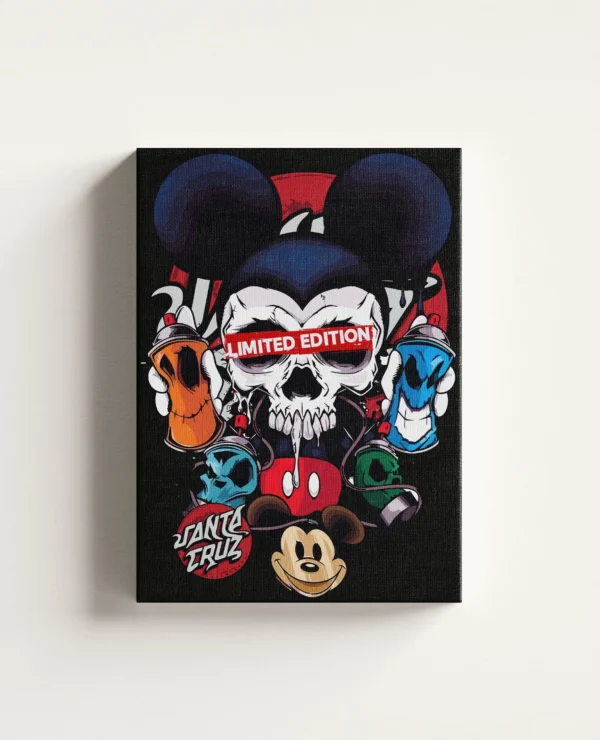 Tablou Canvas Skull Mickey