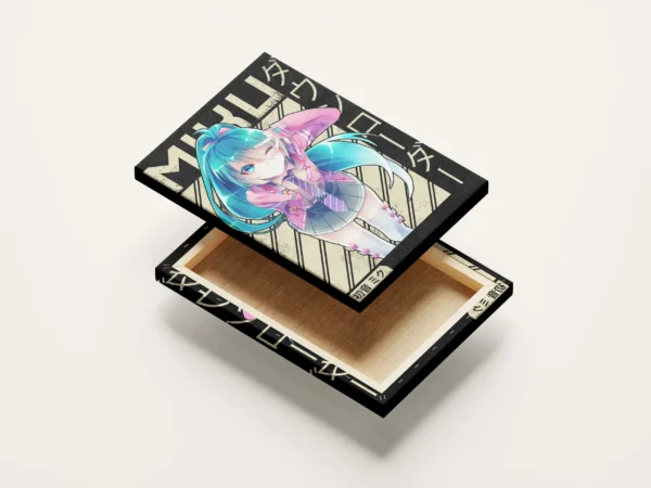 Tablou Canvas Hatsune Miku – Miku Downloader - Detaliu Tablou Canvas nr. 18368