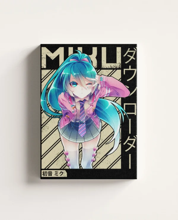 Tablou Canvas Hatsune Miku – Miku Downloader