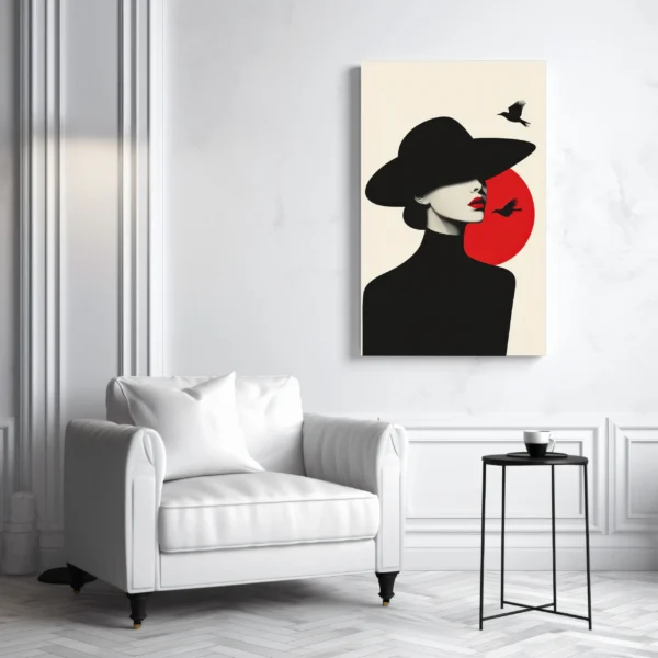 Tablou Canvas Pălăria Neagră - Detaliu Tablou Canvas nr. 29728