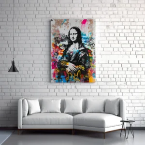 Tablou Canvas Urban Mona Lisa - Detaliu Tablou Canvas nr. 29149