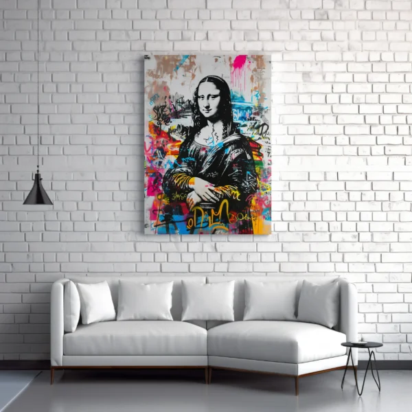 Tablou Canvas Urban Mona Lisa - Detaliu Tablou Canvas nr. 29149