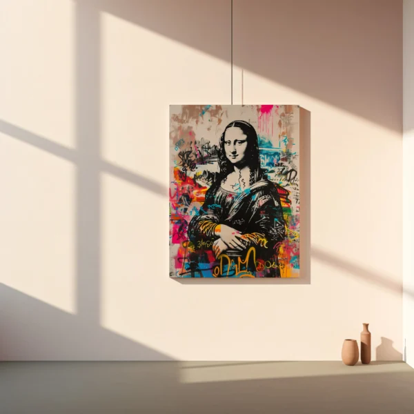 Tablou Canvas Urban Mona Lisa - Detaliu Tablou Canvas nr. 29150