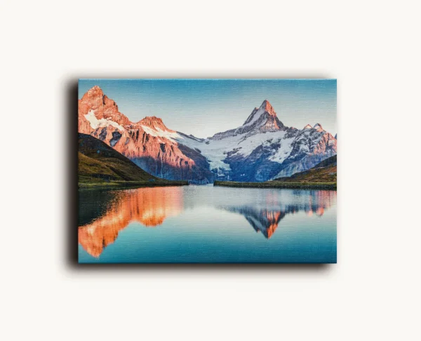Tablou Canvas Apus Alpin
