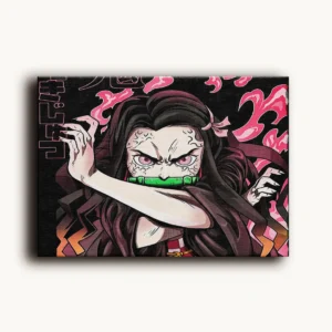 Tablou Canvas Demon Slayer - Nezuko Kamado - Detaliu Tablou Canvas nr. 17316