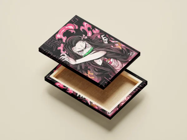 Tablou Canvas Demon Slayer - Nezuko Kamado - Detaliu Tablou Canvas nr. 17317