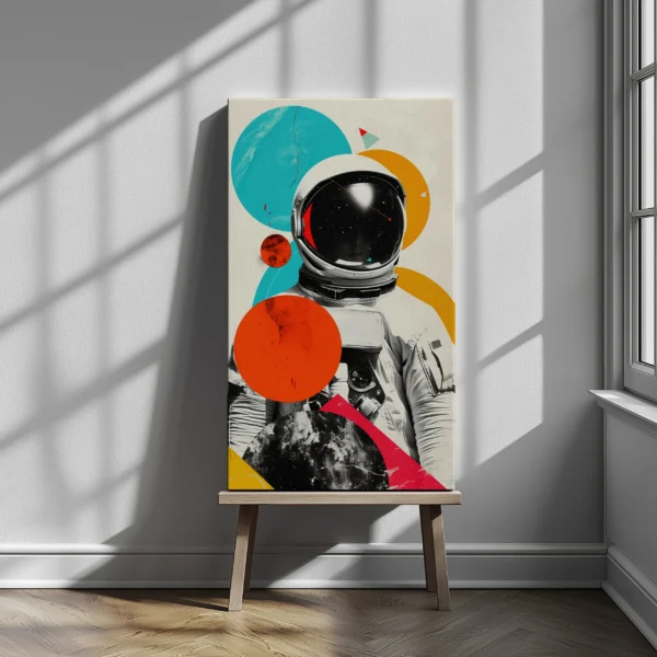 Tablou Canvas Colajul Cosmic - Detaliu Tablou Canvas nr. 21370