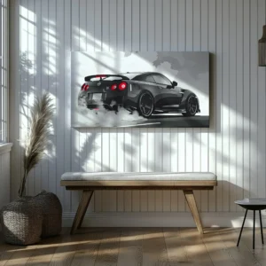 Tablou Canvas Nissan GT-R R35 'Godzilla' - Detaliu Tablou Canvas nr. 26305