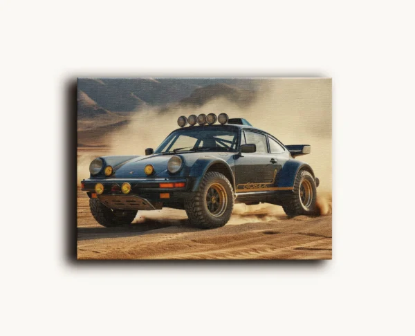 Tablou Canvas Porsche Rally