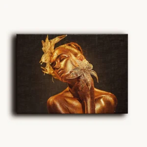 Tablou Canvas Muza Aurie - Detaliu Tablou Canvas nr. 19570
