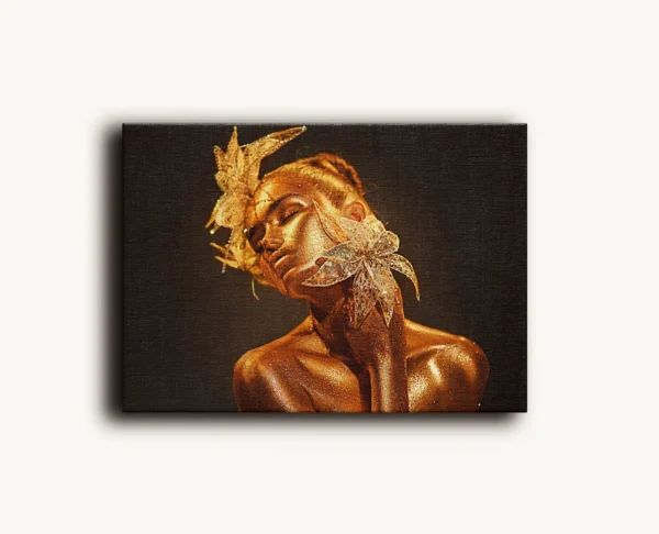 Tablou Canvas Muza Aurie - Detaliu Tablou Canvas nr. 19570