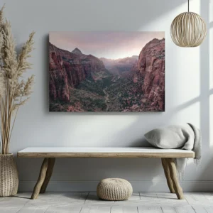 Tablou Canvas Măreția Canionului Zion - Detaliu Tablou Canvas nr. 21745