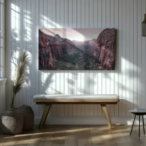 Tablou Canvas Măreția Canionului Zion - Detaliu Tablou Canvas nr. 21746